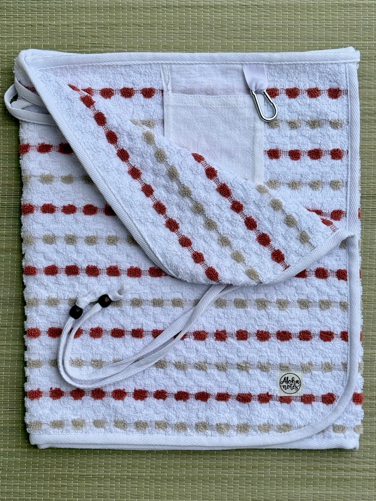 002 Red & Tan Striped (S)