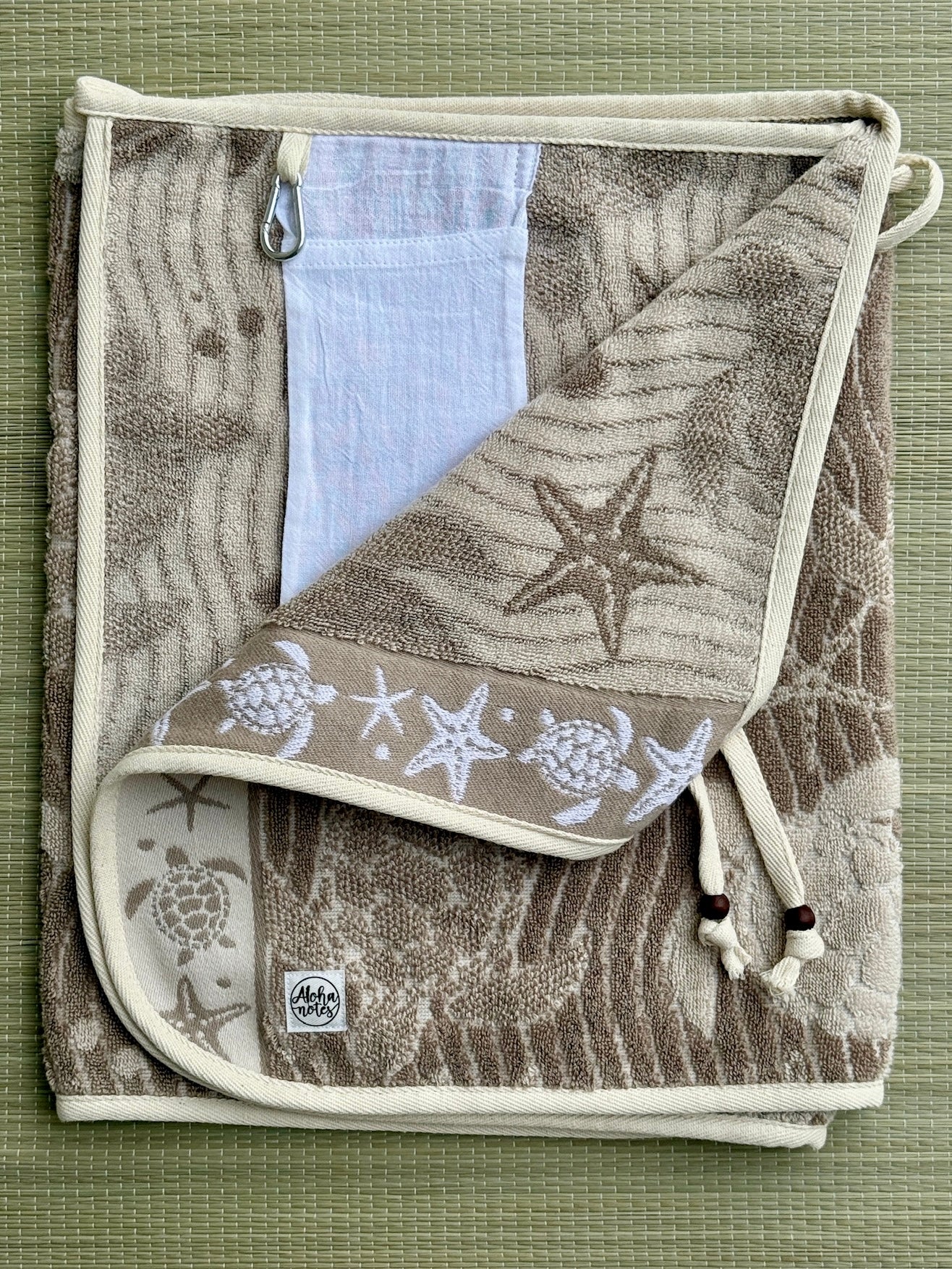 014 Tan Turtles & Starfish (M)
