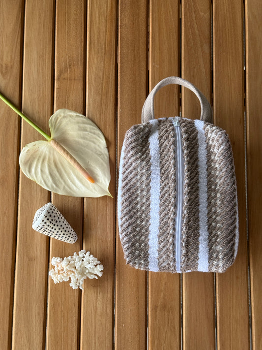 TB001 Shades of Brown Towel Bag