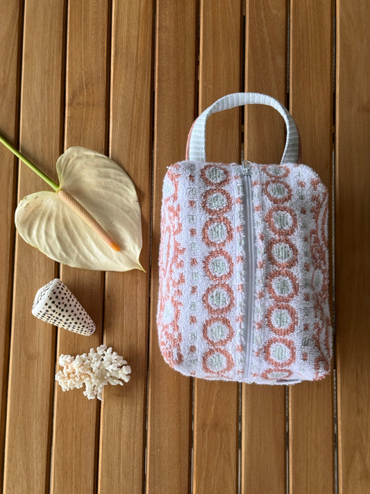 TB006 Salmon and Pistachio Towel Bag