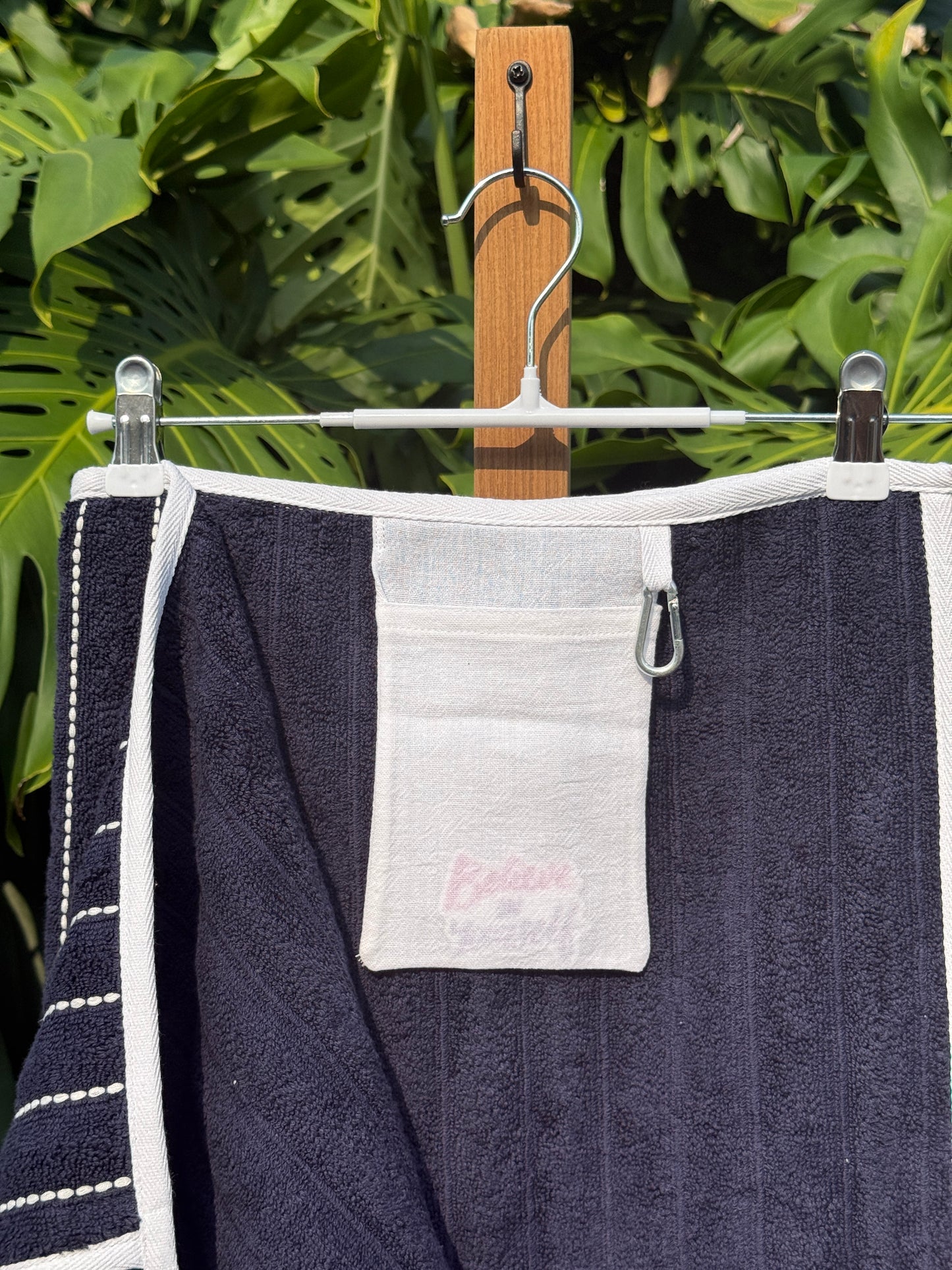 121 Navy with White Pinstripes (Large)