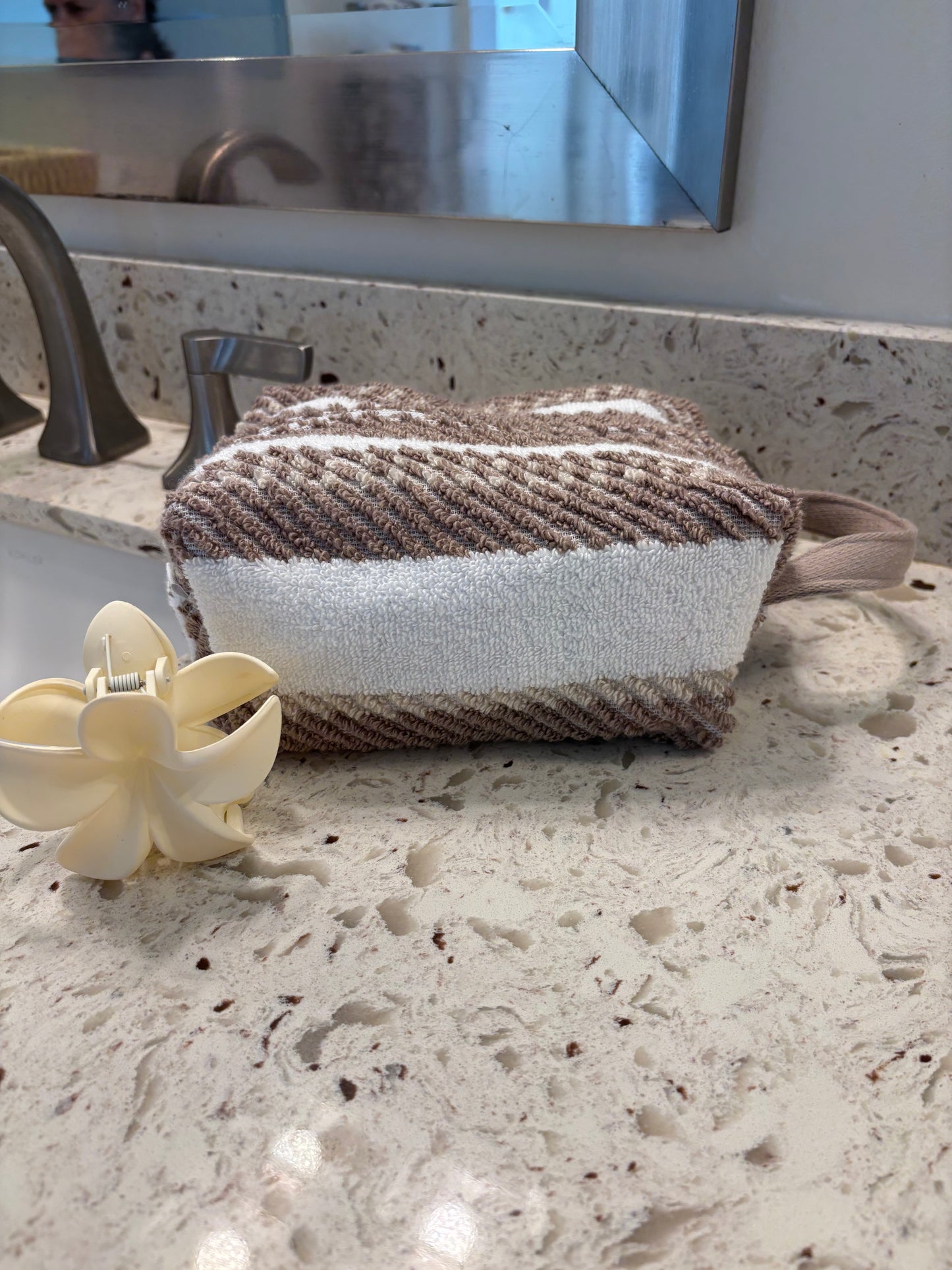 TB001 Shades of Brown Towel Bag