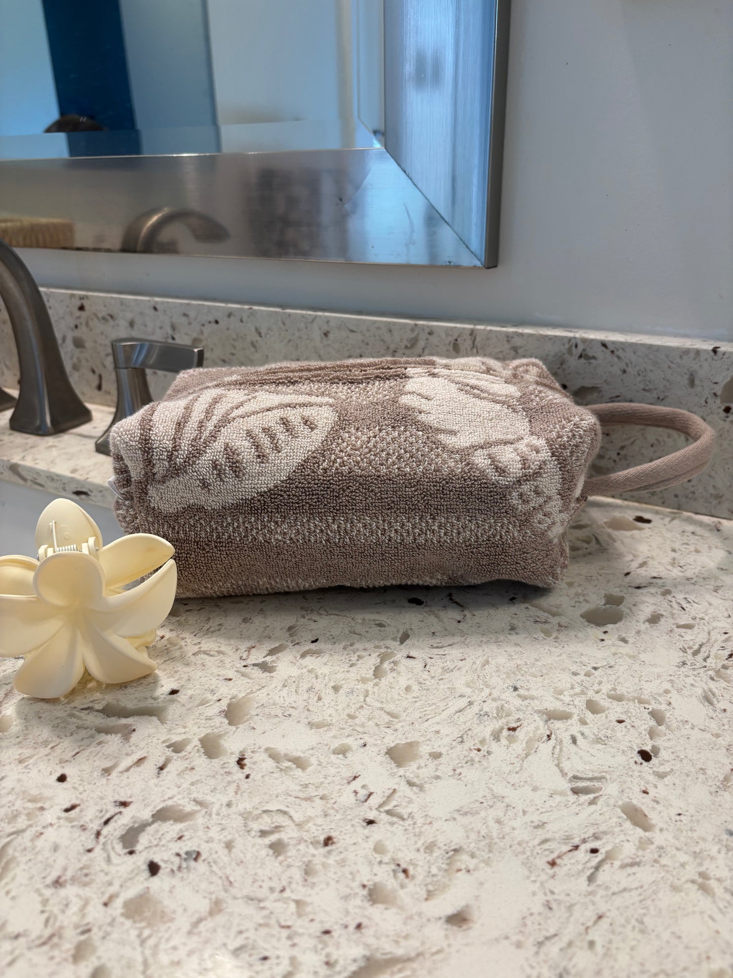 TB003 Beige Shells and Starfish Towel Bag