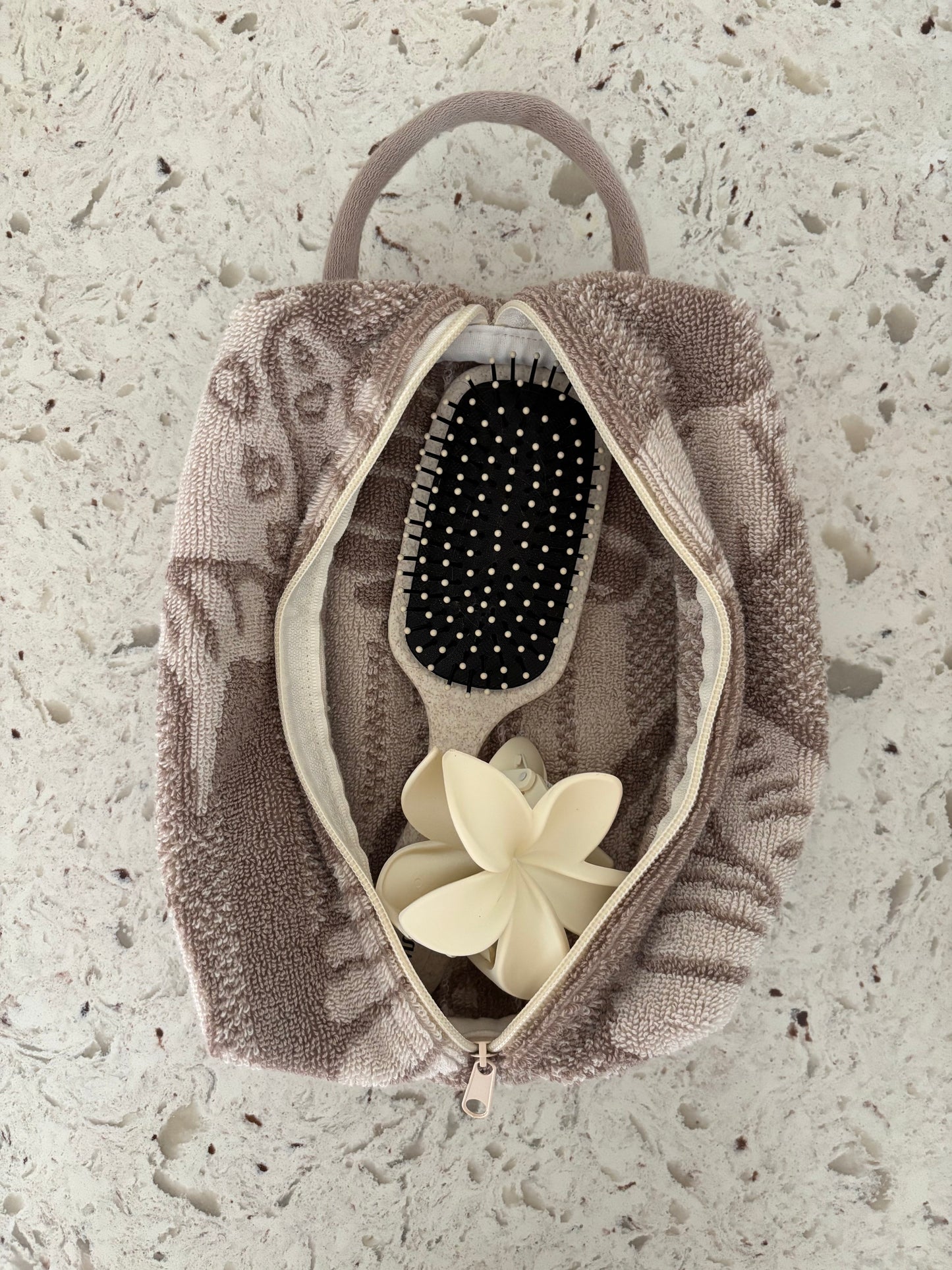 TB003 Beige Shells and Starfish Towel Bag
