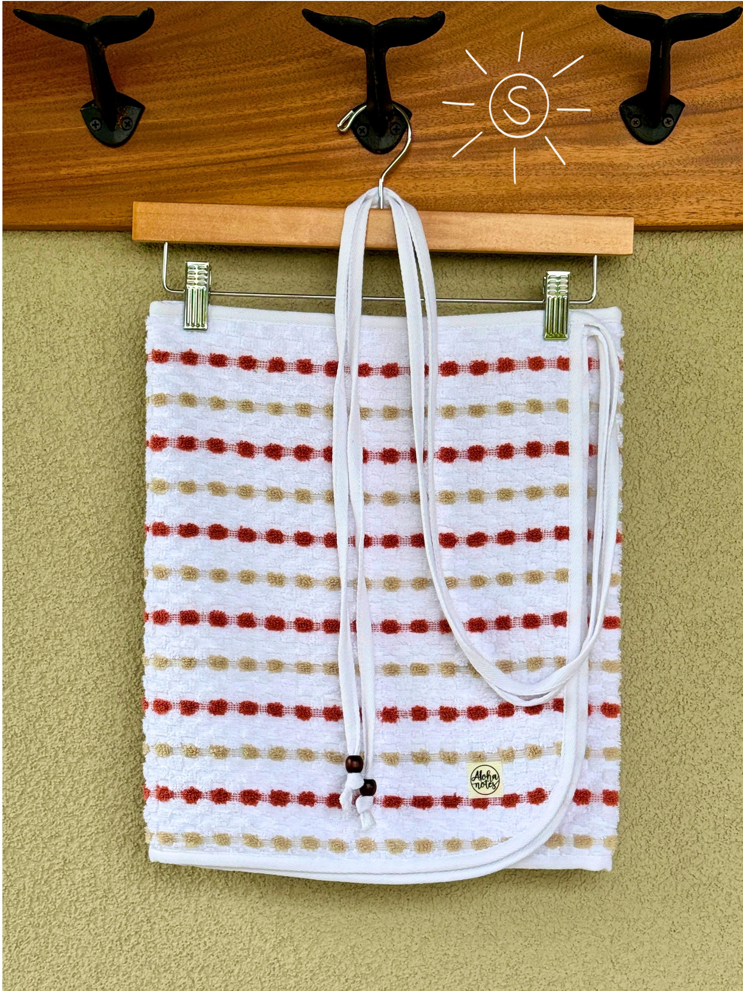 030 Rust & Tan Dot Pattern (S)