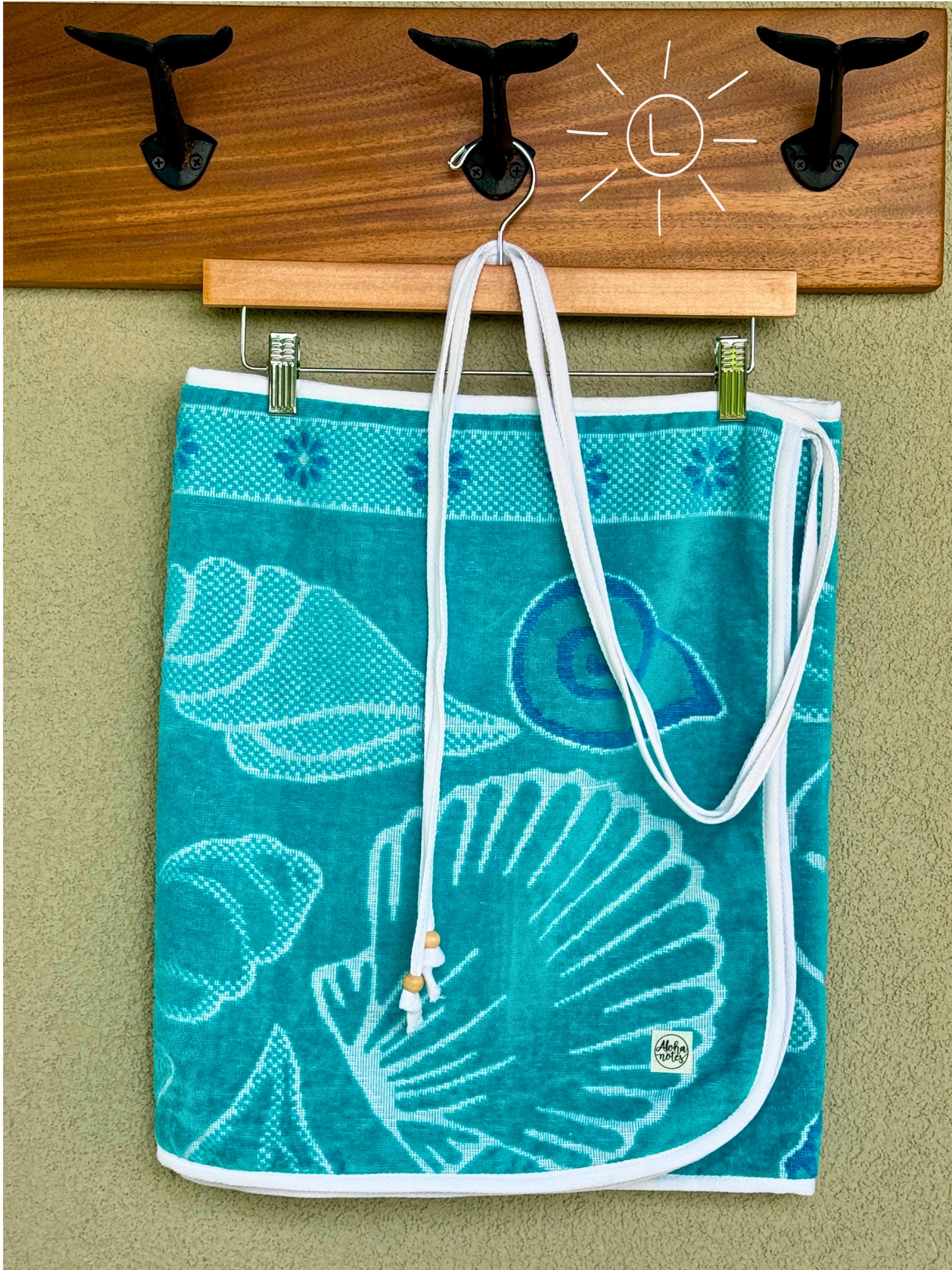 042 Teal Shells (Extra Long Large)