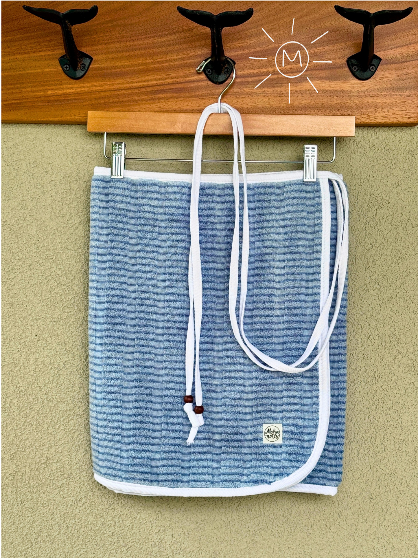 037 Light Blue Stripes (M)