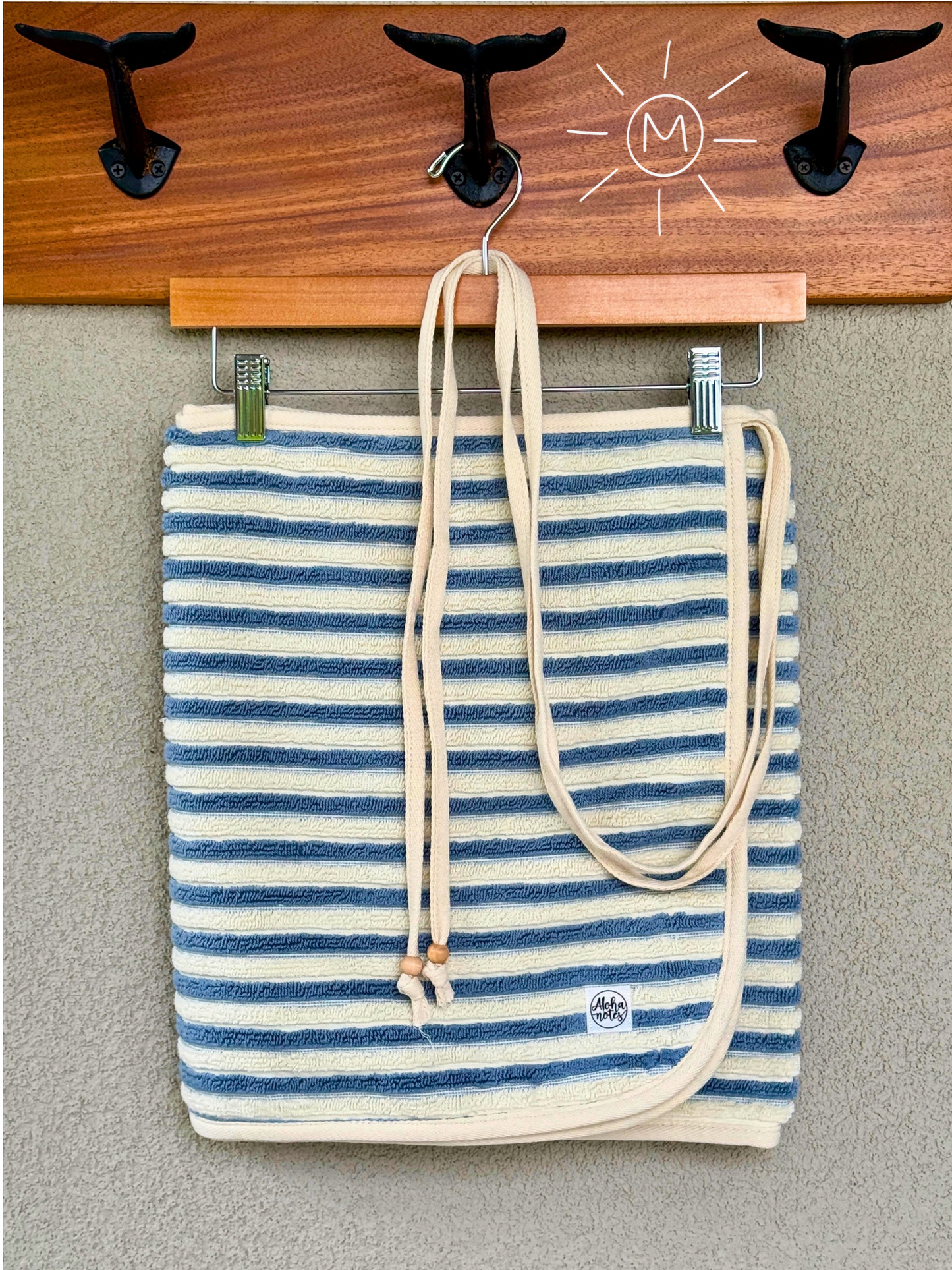036 Blue & Cream Stripes (M)