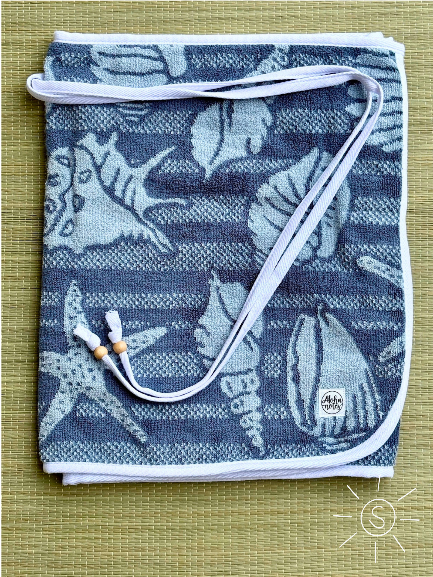 008 Blue Striped Seashells (S)