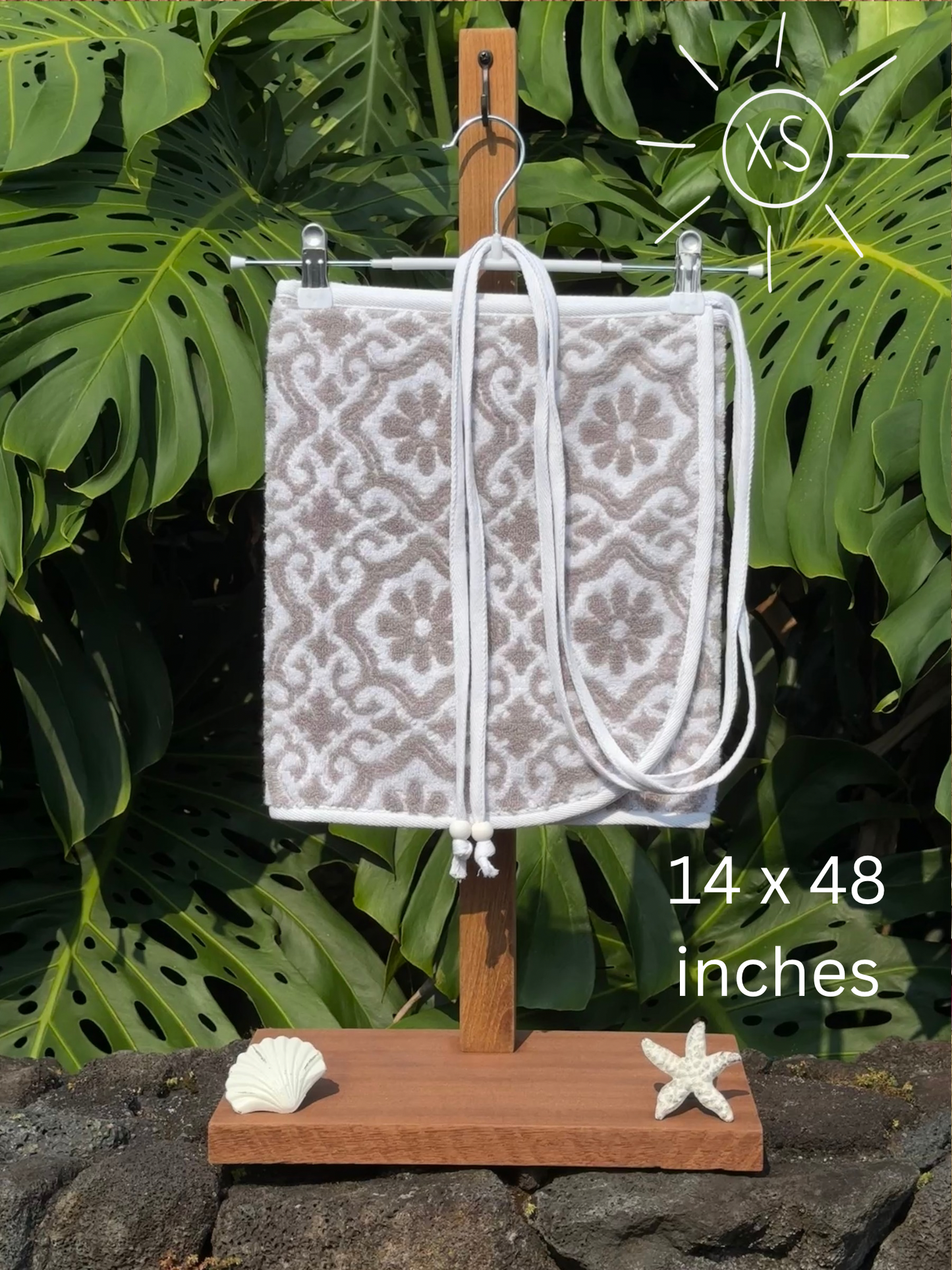 106 Gray and White Flowers (X Small)