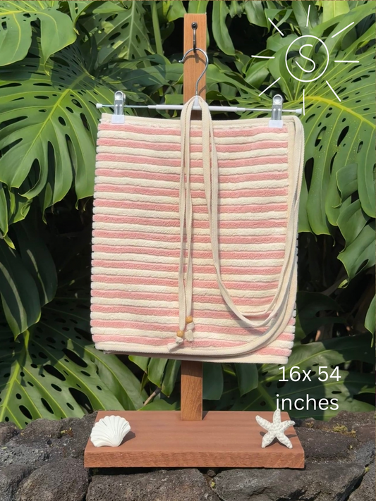 111 Pink and Cream Stripes (Small)