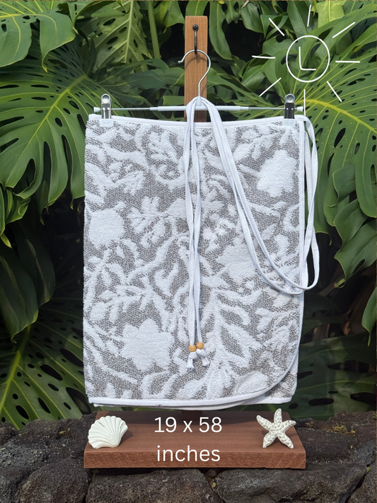 119 Gray with White Flowers (Large)