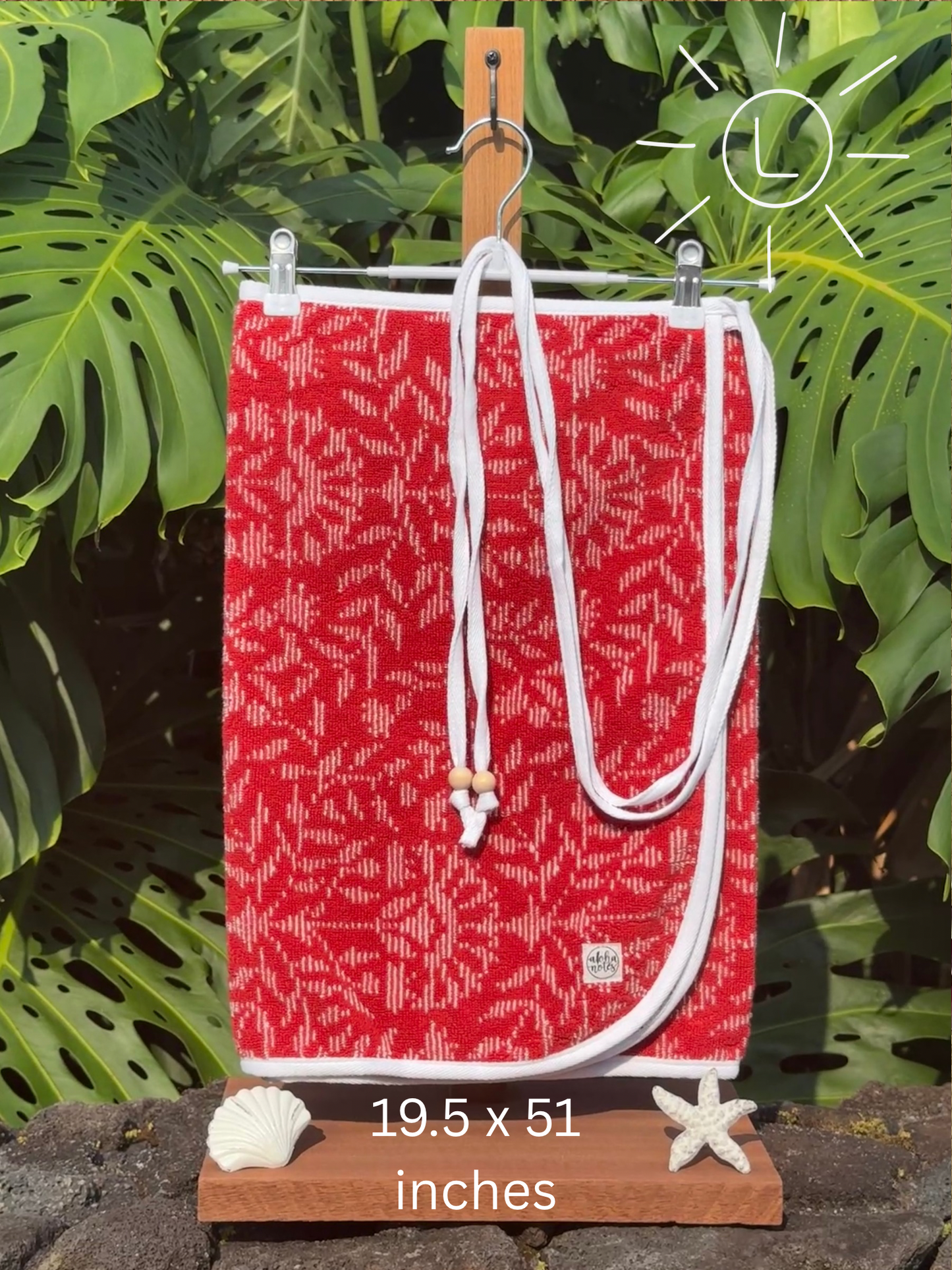 120 Red Tapestry Design (Large)